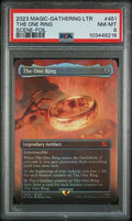 Magic the Gathering- The One Ring #451 Scene Foil — PSA 8 NM-MT | MTG Lord of the Rings (2023)