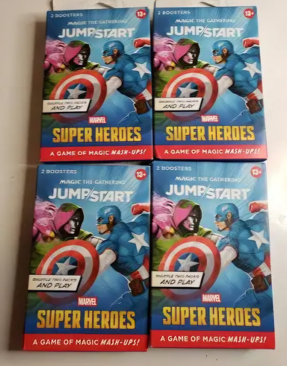 Magic the Gathering- Marvel Super Heroes - Jumpstart Booster 2-Pack - Marvel Super Heroes (MSH)